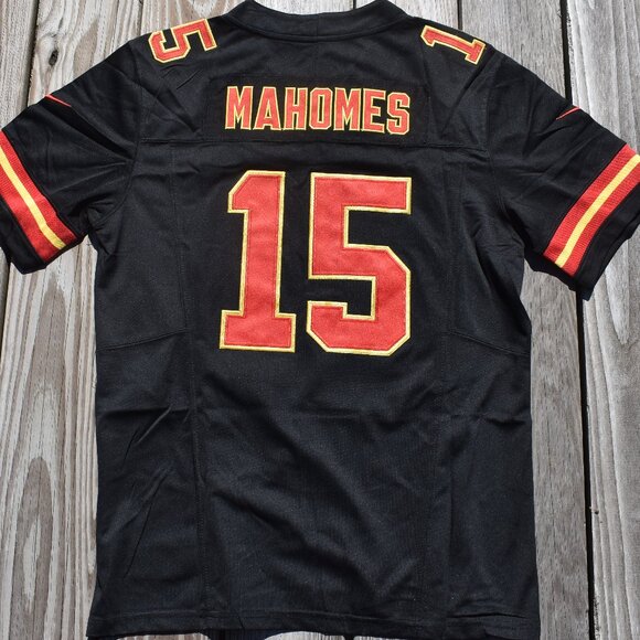 New! Patrick Mahomes Kansas City Chiefs Black Football Jersey Adult Men's Sizes - Picture 1 of 2